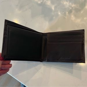 Brown leather wallet